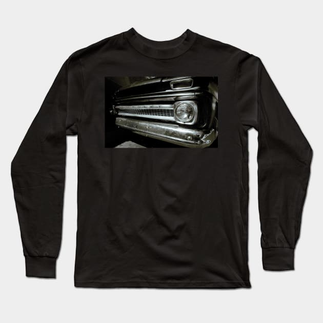 64 Chevy Long Sleeve T-Shirt by The Art of Sammy Ruiz